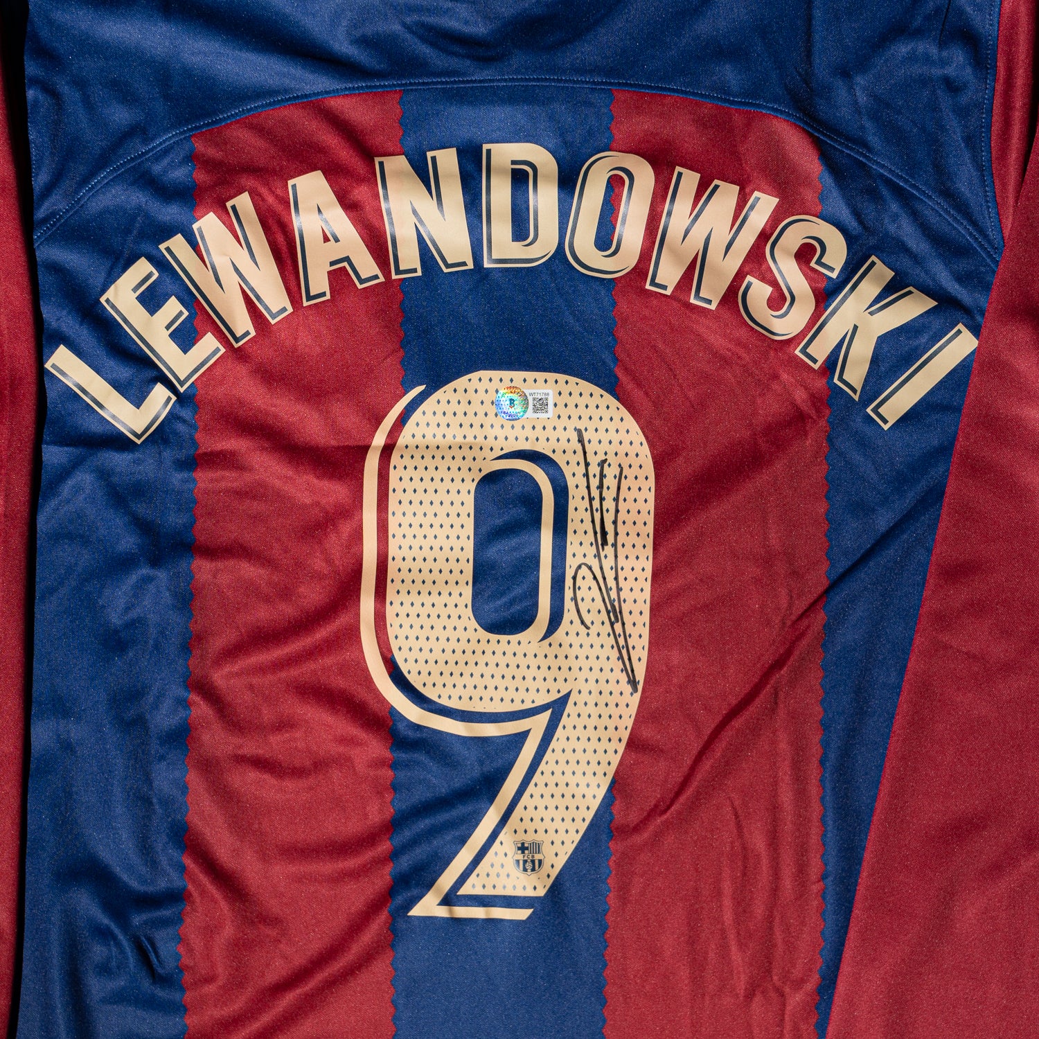 Jersey Firmado Robert Lewandowski - Barcelona